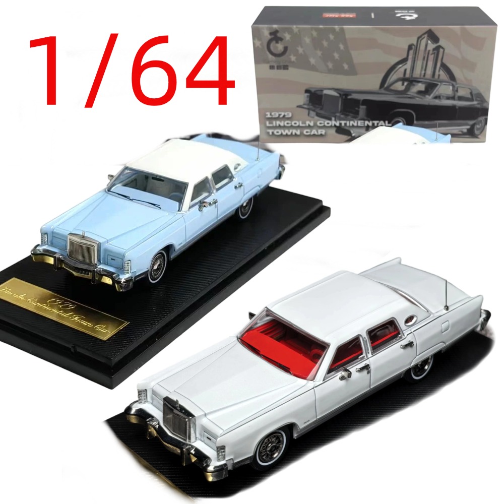 Vintage Collectible & Vintage Dolls - ターニングクラッシュダイキャスト1/64スケール リンカーンコンチネンタル タウンカー ヴィンテージカーモデル 合金製リンカーンコンチネンタルカーモデル コレクションディスプレイ