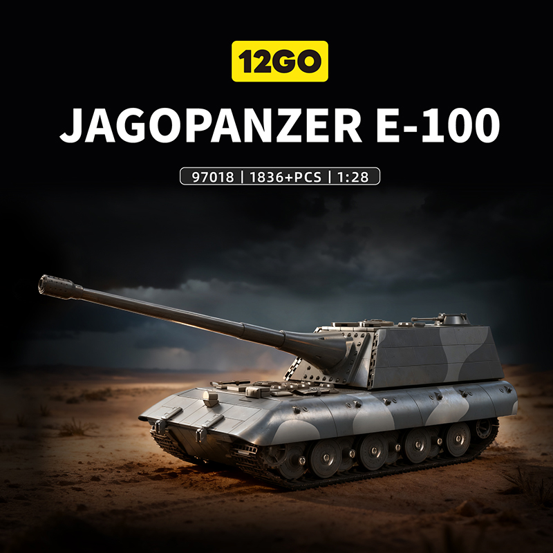 Vintage Collectibles Toys - 1836ピース MOC 大人向け E-100 戦車駆逐艦モデル 知育玩具