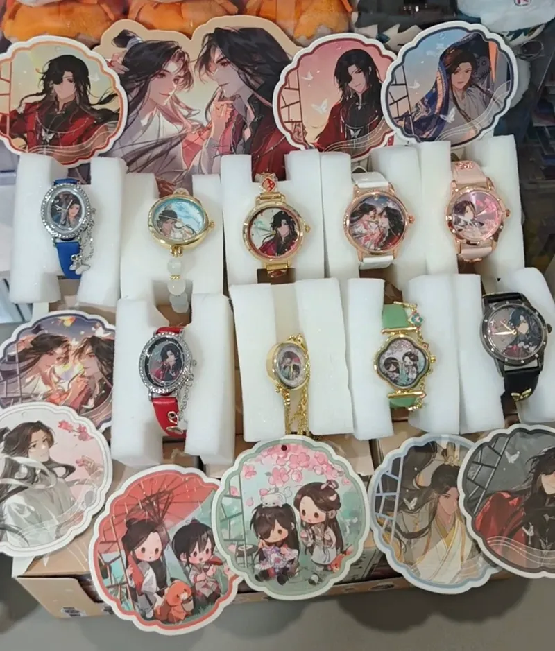 Collectible & Vintage Dolls For Halloween - オリジナルアニメ「天官賜福」のブラインドボックス。謝廉、花城のクォーツ製腕時計。アニメファン向けのコレクションアイテム、おしゃれなギフト。