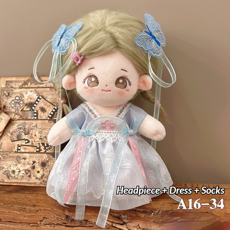 中国風漢服人形衣装 20cm綿ぬいぐるみ用 ヴィンテージ古代 - Vintage Collectible And Vintage Dolls のレビューと価格