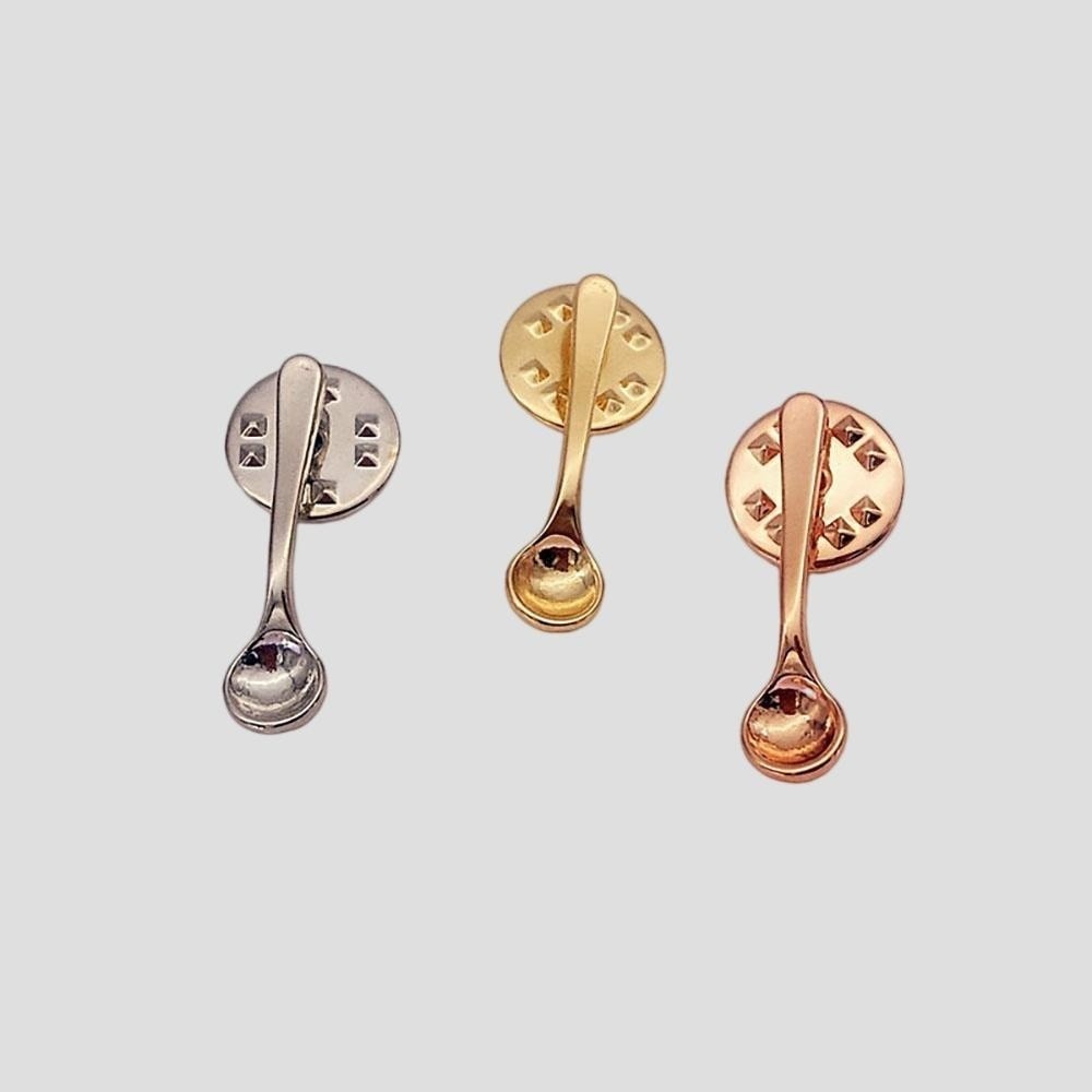 可愛いデザインのスプーンブローチ、小型でクリエイティブなメタ - Vintage Collectible Spoons のレビューと価格