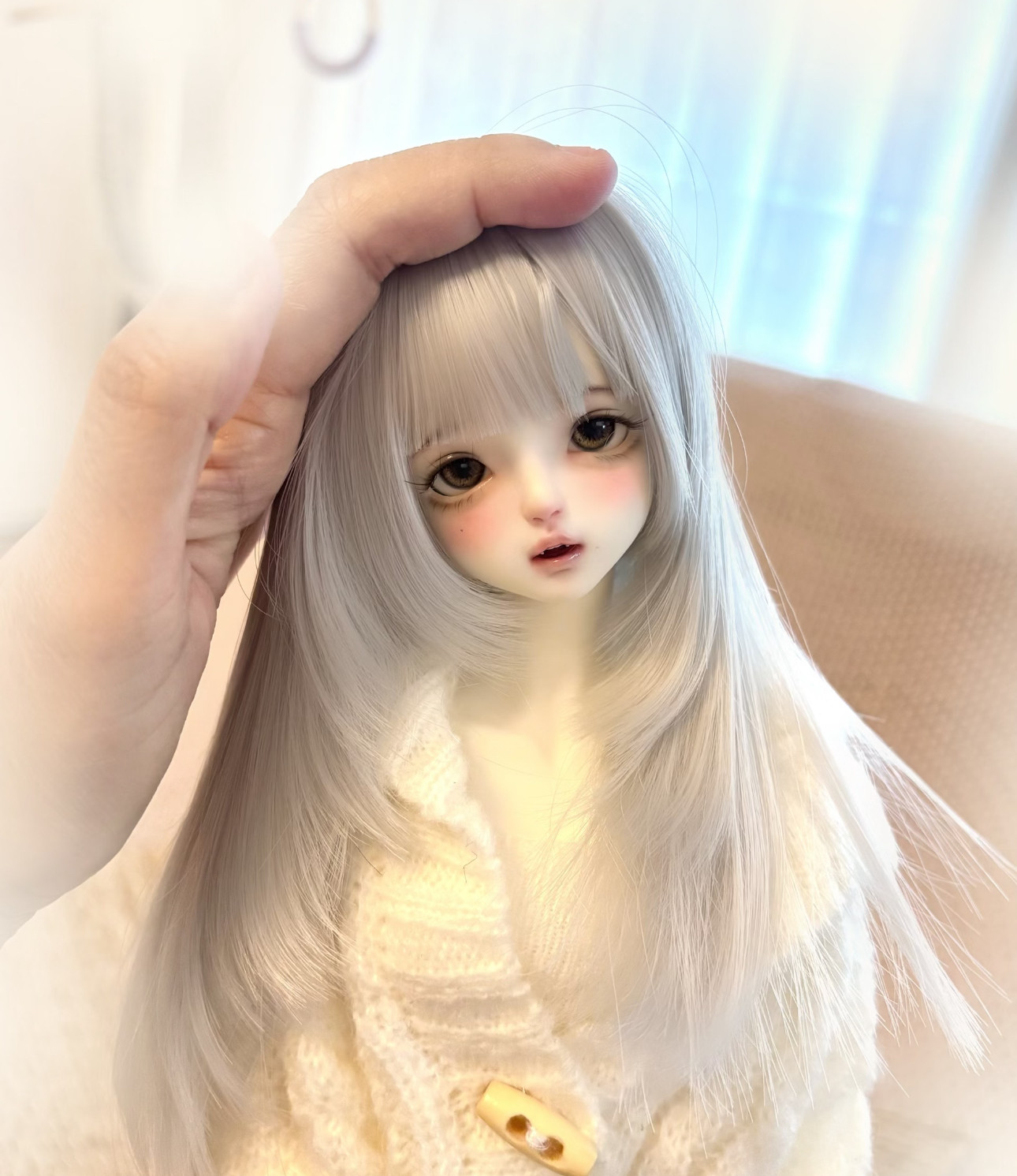 ドールヘアウィッグ、ヴィンテージスウィートガール交換用ウィッ - Vintage Collectible And Vintage Dolls のレビューと価格