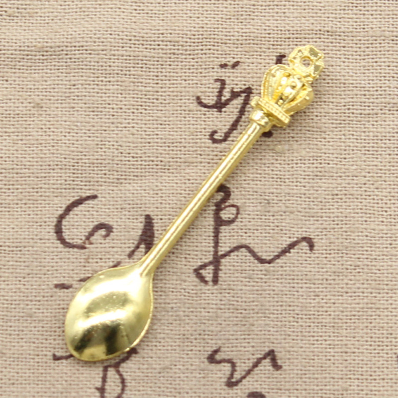 8 個チャームキッチンスプーンクラウン 57x9mm アンテ - Vintage Collectible Spoons のレビューと価格