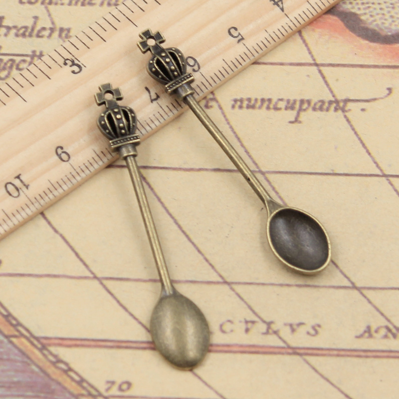 10 個チャームキッチンクラウンスプーン 59 × 11 ミ - Vintage Collectible Spoons のレビューと価格
