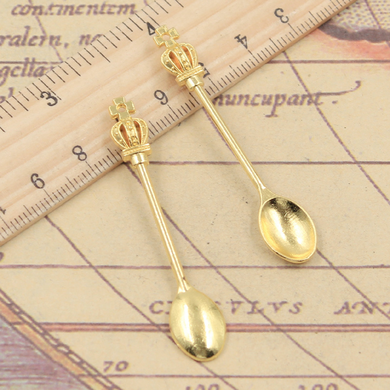 10 個チャームキッチンクラウンスプーン 59 × 11 ミ - Vintage Collectible Spoons のレビューと価格