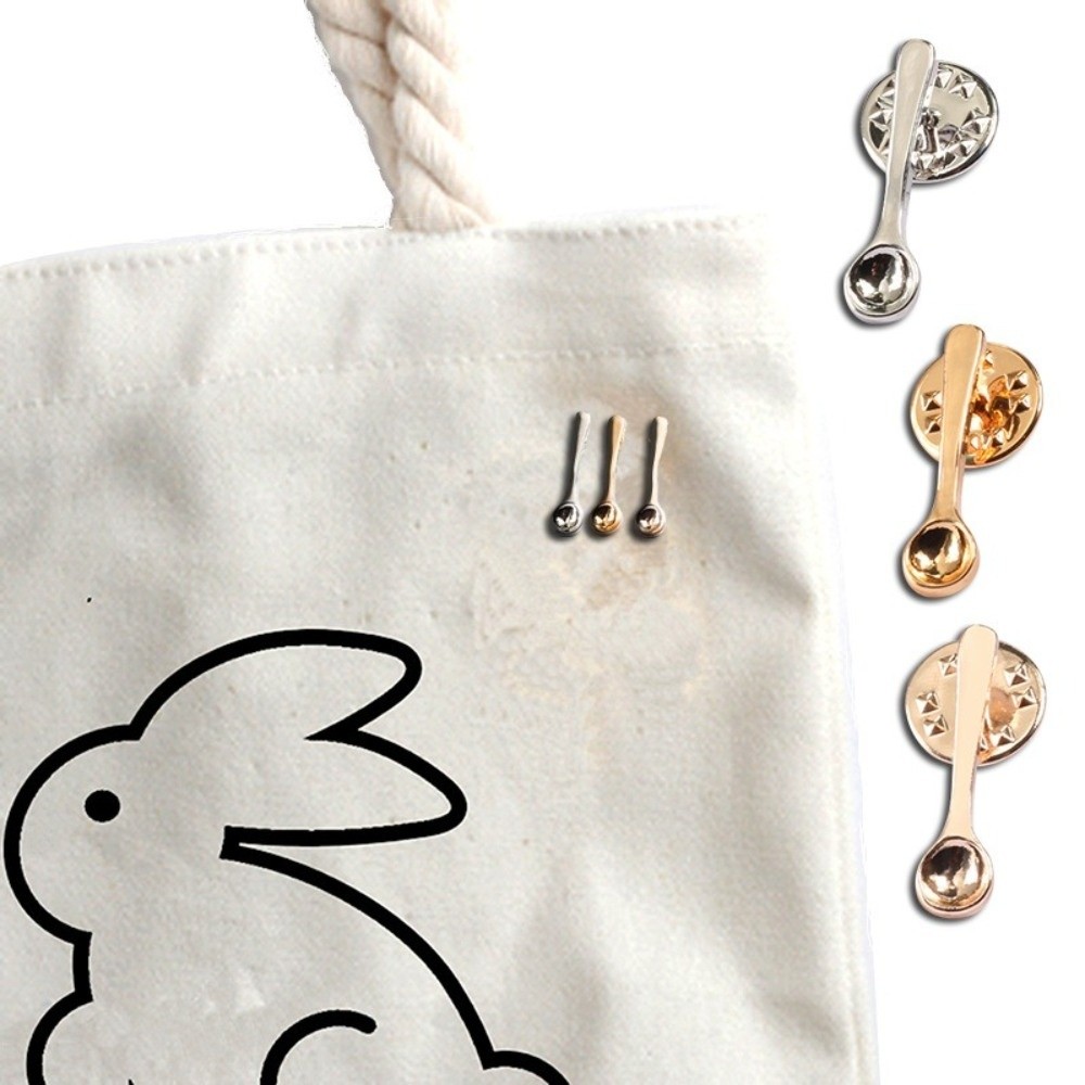 ファッションキュートデザインスプーンブローチ小型クリエイティ - Vintage Collectible Spoons のレビューと価格