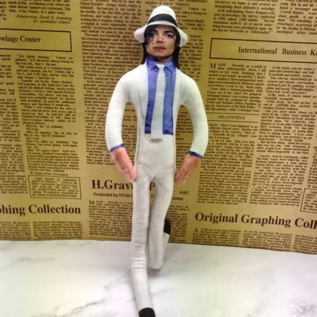 ヴィンテージMJマイケル・ジャクソンコスプレ小道具人形曲げら - Vintage Collectible And Vintage Dolls のレビューと価格