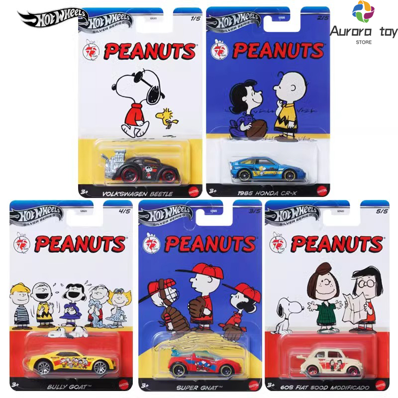 ホットウィール-車モデルスヌーピーピーナッツシリーズ,ホンダ - Mattel Collectible & Vintage Dolls のレビューと価格