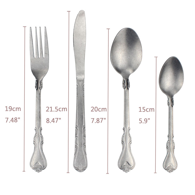 手作りヴィンテージスプーンナイフとフォーク、テーブルシューテ - Vintage Collectible Spoons のレビューと価格