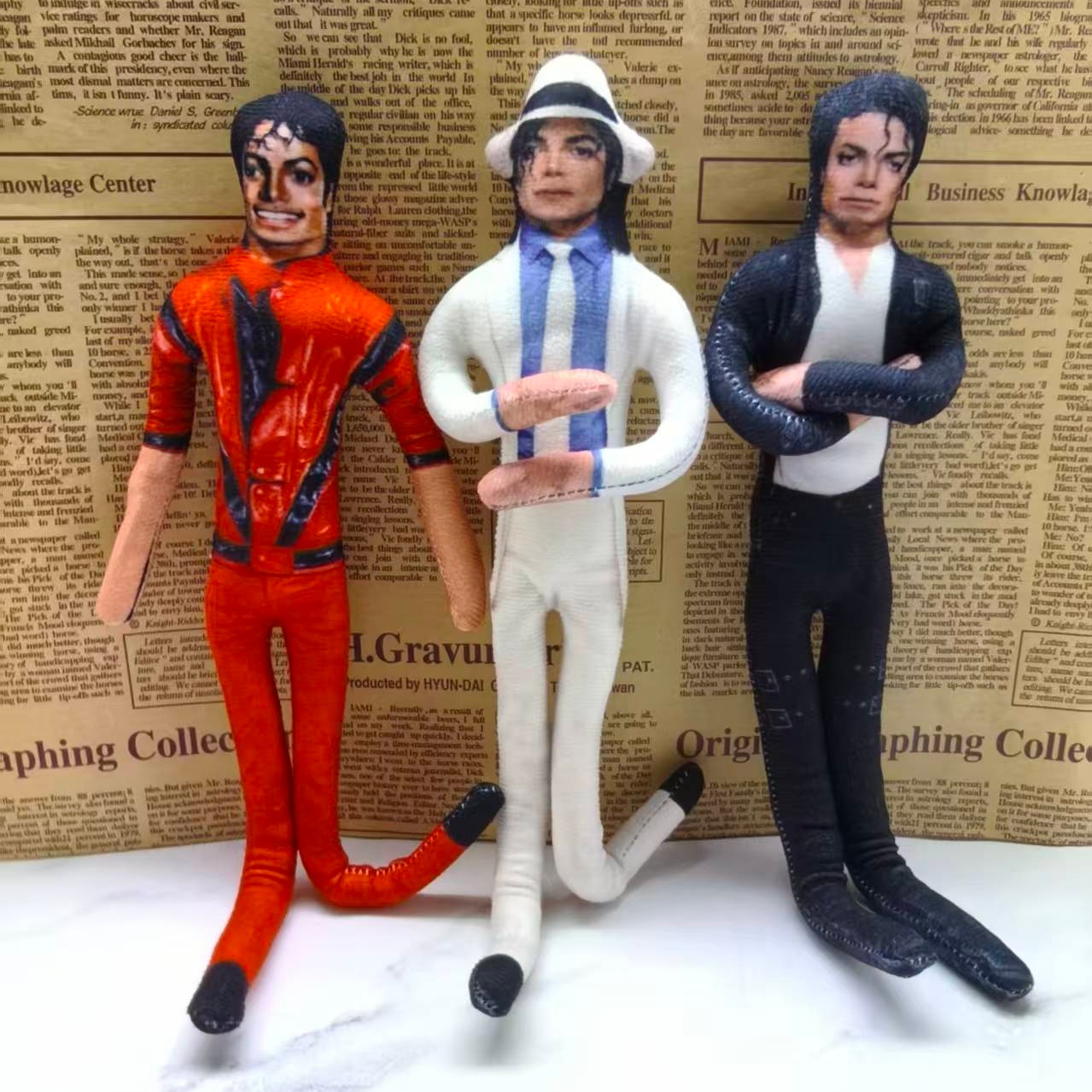 ヴィンテージMJマイケル・ジャクソンコスプレ小道具人形曲げら - Vintage Collectible And Vintage Dolls のレビューと価格
