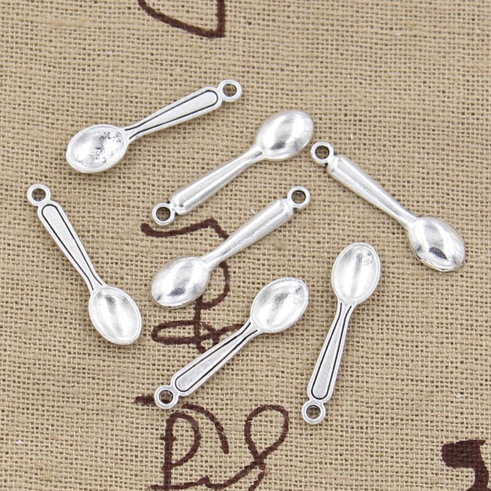 30個チャームキッチン調理スプーン24 × 6ミリメートルア - Vintage Collectible Spoons のレビューと価格