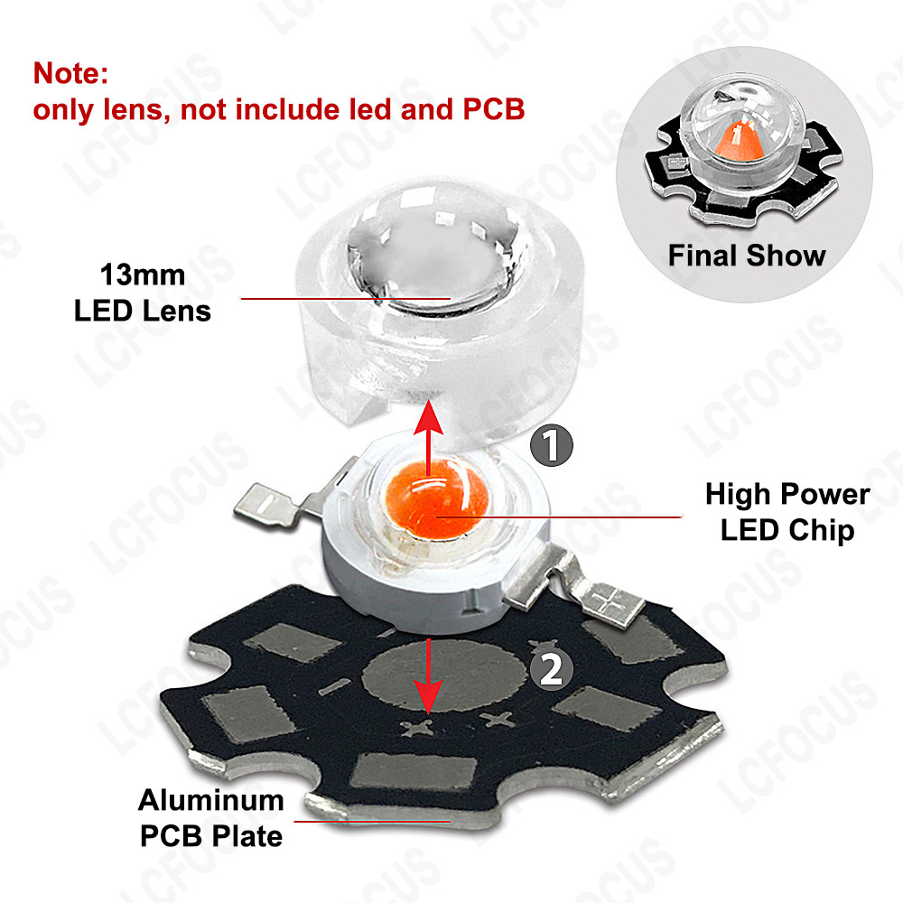 1 ワット 3 ワット 5 ワットミニ LED レンズレンズ - Darkroom Enlarger Lens のレビューと価格