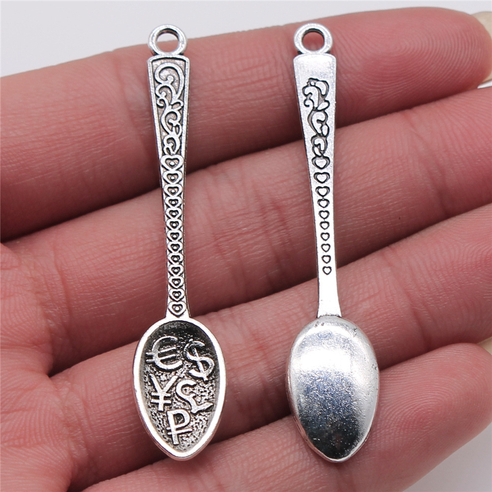 Ifocus-ジュエリー作り用の豊富なスプーンチャーム,亜鉛 - Vintage Collectible Spoons のレビューと価格