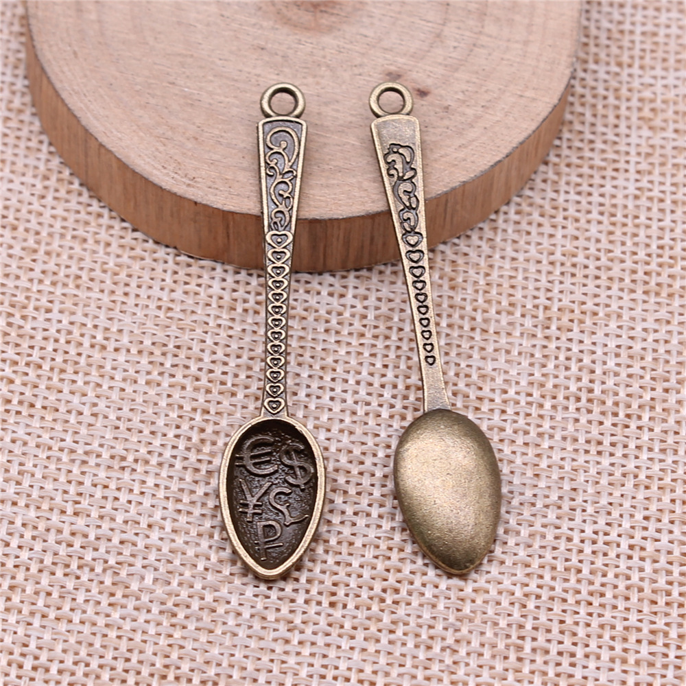 Ifocus-ジュエリー作り用の豊富なスプーンチャーム,亜鉛 - Vintage Collectible Spoons のレビューと価格
