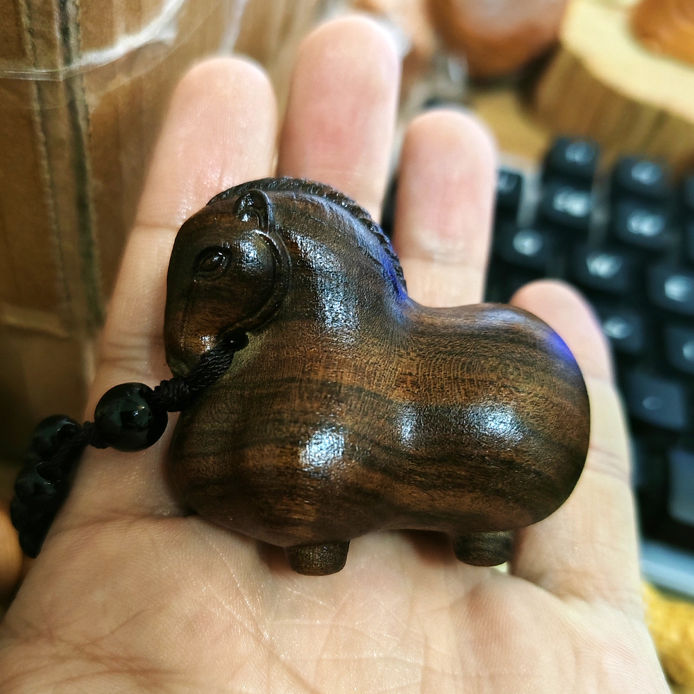 唐様式の木製馬の置物、中国の干支の馬の彫刻、卓上装飾品、男性 - Vintage Collectible Classics のレビューと価格
