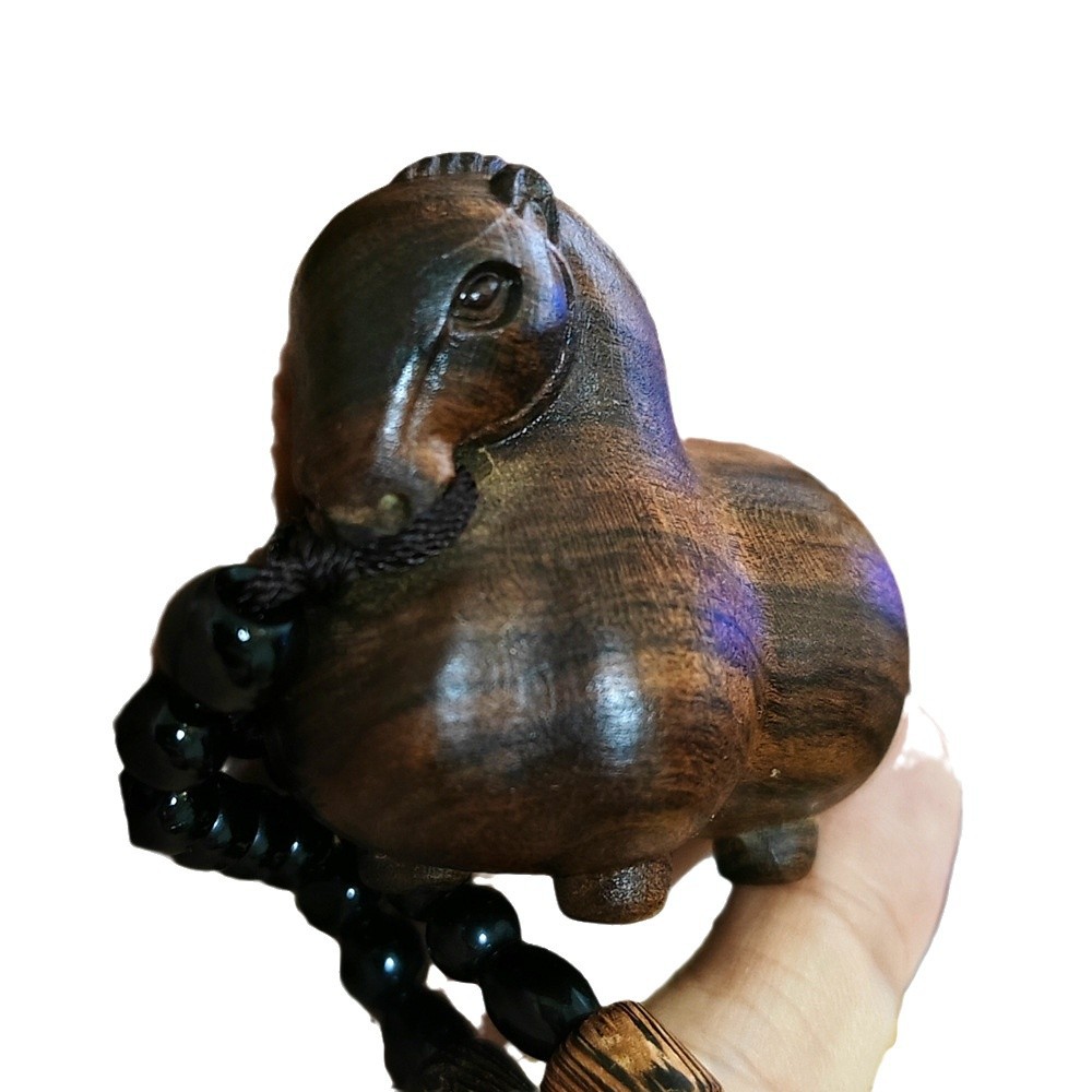 唐様式の木製馬の置物、中国の干支の馬の彫刻、卓上装飾品、男性 - Vintage Collectible Classics のレビューと価格