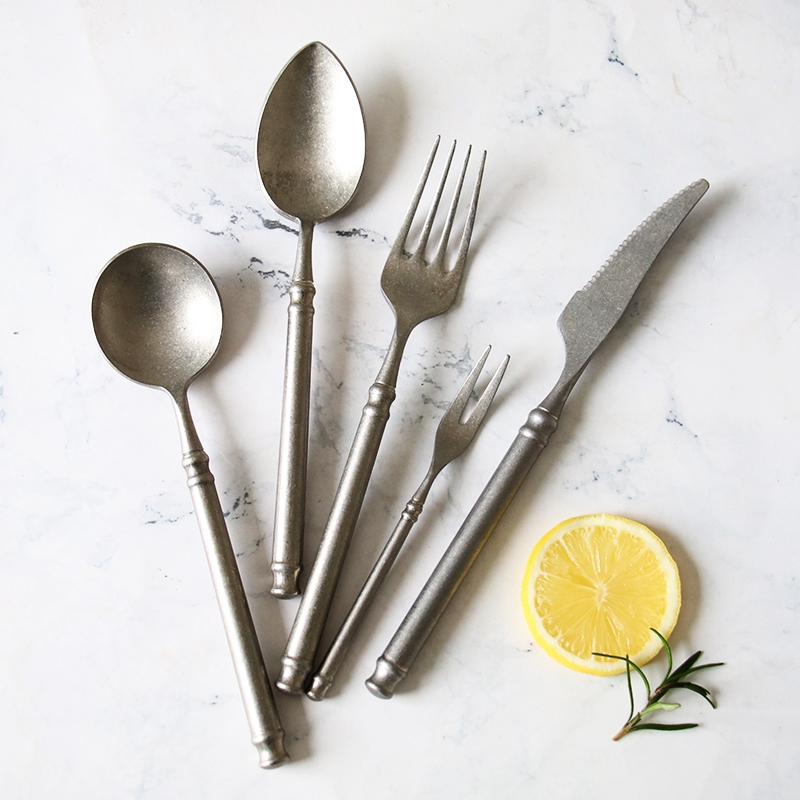 レトロスクラブ 304 ステンレス鋼食器キッチンカトラリーセ - Vintage Collectible Spoons のレビューと価格