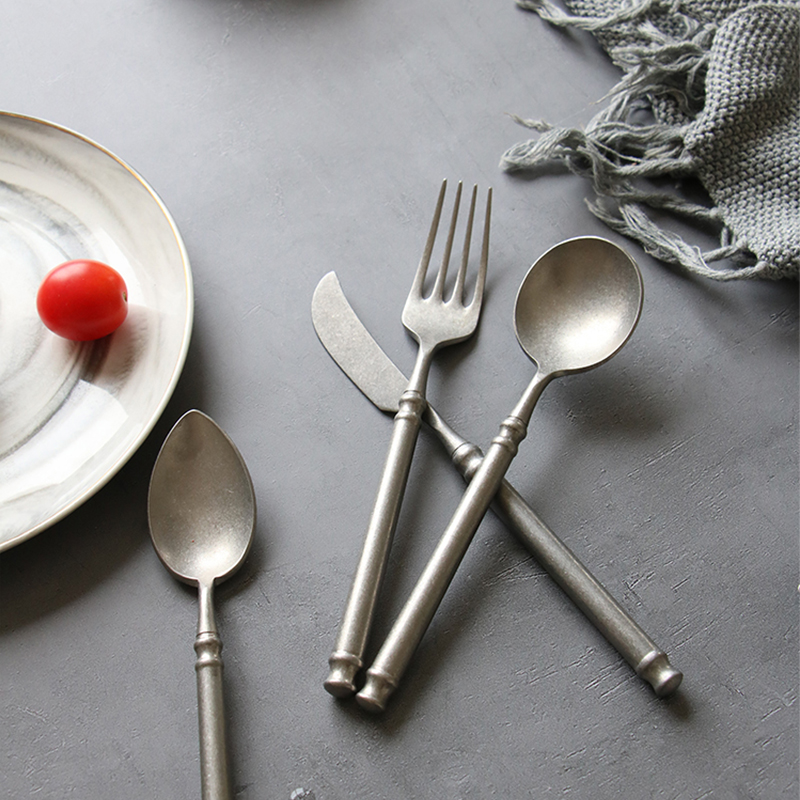 レトロスクラブ 304 ステンレス鋼食器キッチンカトラリーセ - Vintage Collectible Spoons のレビューと価格