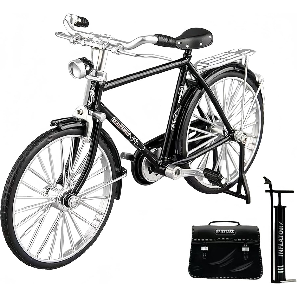 合金レトロ自転車ミニモデルヴィンテージクラシックバイクオーナ - Vintage Collectibles Toys のレビューと価格
