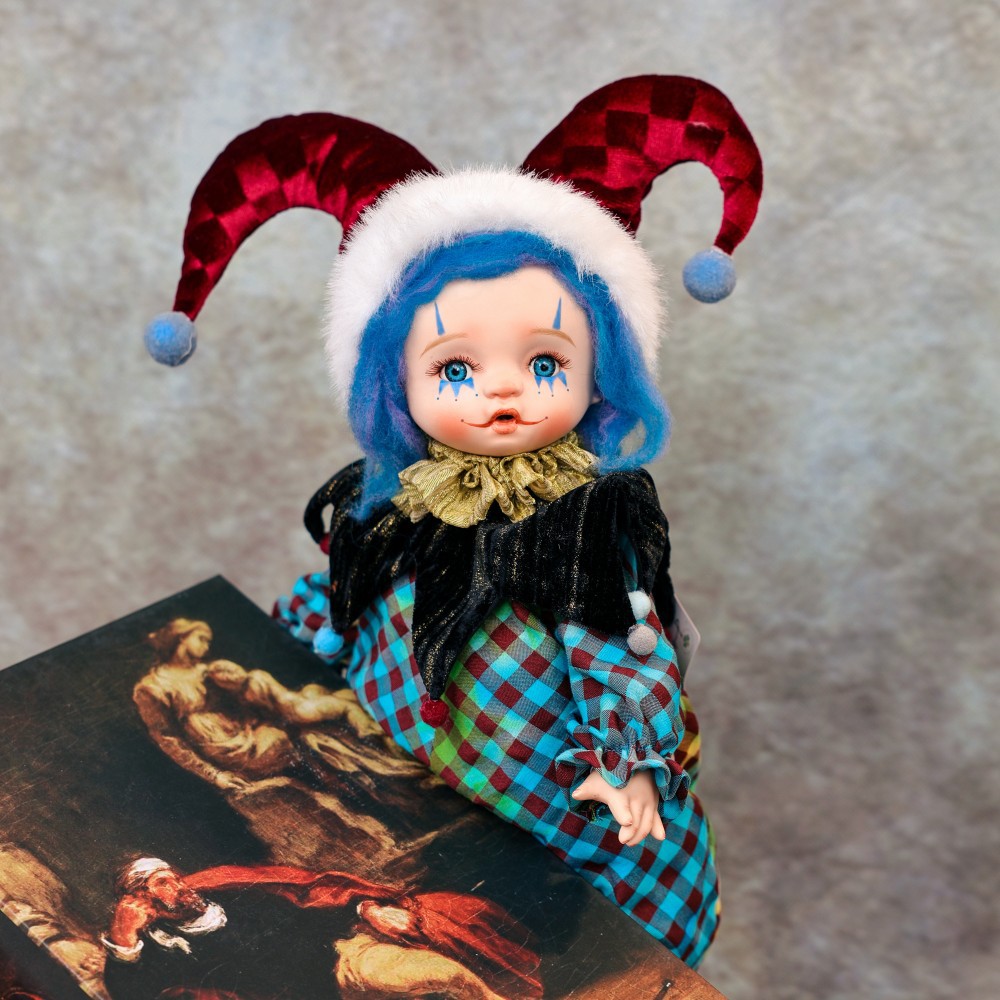 ハロウィンギフト 14インチ セラミックピエロ人形 ヴィンテ - Vintage Collectible And Vintage Dolls のレビューと価格